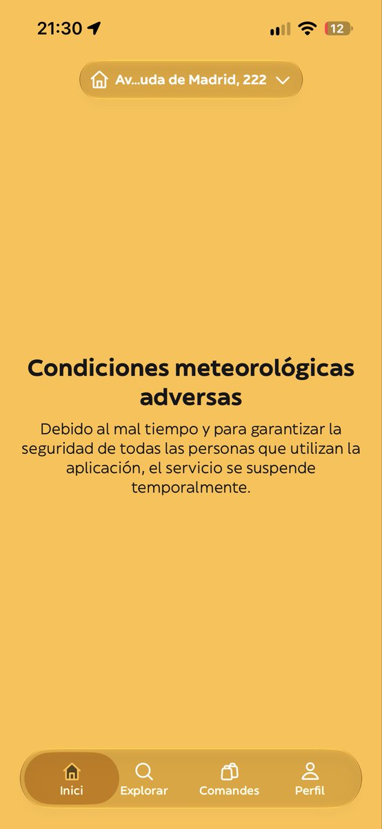 FCBSergi1899's tweet photo. El periodista neutral de l’ACN no deixa respondre així que ho poso per aquí.

Com a aclaració, Glovo ha bloquejat tot el sistema a Barcelona. https://t.co/dY6JWnDwEr