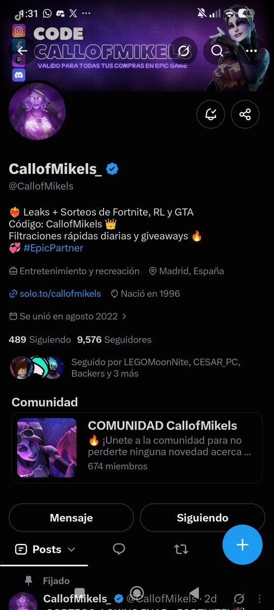 gato_eror's tweet photo. @NotPaloIntel @Castgfishy @Rever1s @CallofMikels Ojalá ganar a Freddy Kruger https://t.co/QnoXm845tk