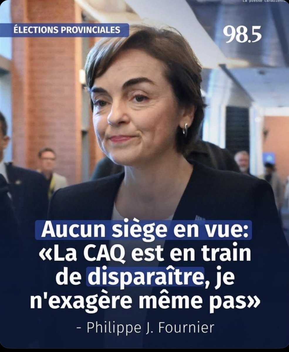 realmasse3's tweet photo. Avançons! Slogan de la CAQ! Ca fait huit ans que vous êtes au pouvoir et les Québécois recul! Comment leur dire? Ah oui vous êtes congédié! https://t.co/FLuHByL2Xo