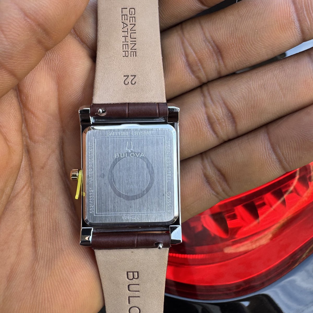 Khalligraph's tweet photo. Bulova Sutton Tank
Quartz Movement x Brown Leather 
White Dial x Gold Hour Marker
29mm

₦450,000 To Your Doorstep https://t.co/iLQqVrPct2