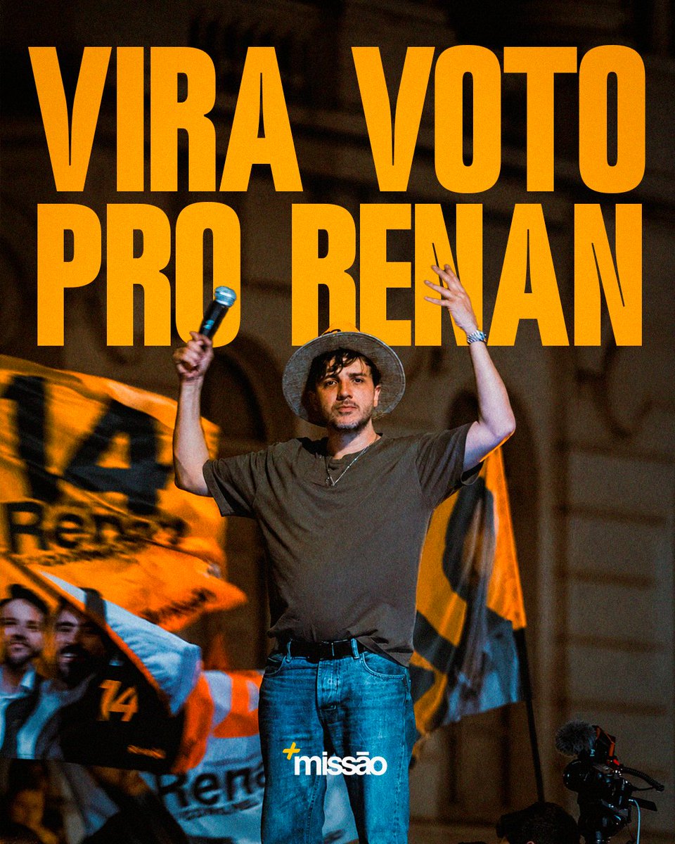 maismissao's tweet photo. Bora atrás desse TOP1 aqui.

Quantos VIRA VOTO PRO RENAN eu consigo? https://t.co/GdDUw3qR20
