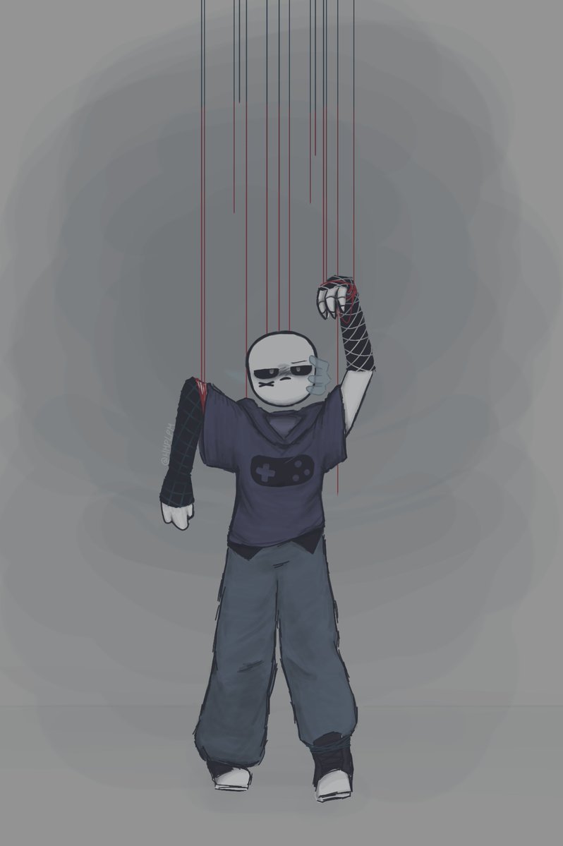 HMPLPM's tweet photo. Puppet 

"You play dolls, family, tragedies, betrayal, suffering, the omnipotent without balance, without responsibility. 

And you call that entertainment."

#sansau #shadrowsans #utmv https://t.co/2eaIN3UcJy