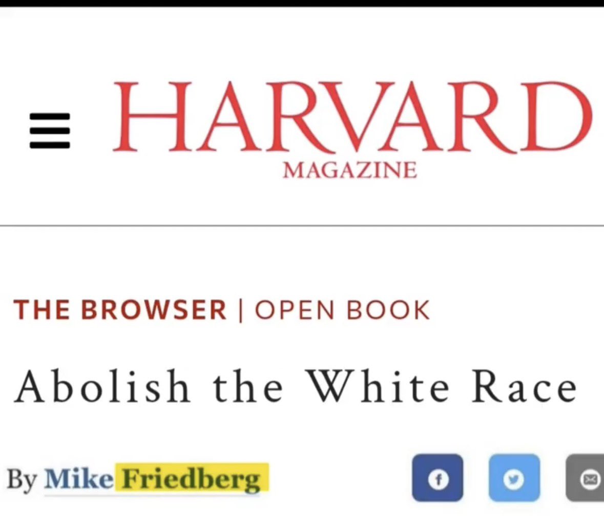 LessWillMorWill's tweet photo. The ONLY way to control a population is by Dividing the people.

Schools teach kids CRT - and that “the white race oppresses all other races.”
Universities preach “the white race must be destroyed.”
Legacy Media echoes all day and night “that the greatest threat to America is white supremacy.”

The same group that controls our education also controls the media.

Until We the People say Enough, this will continue!