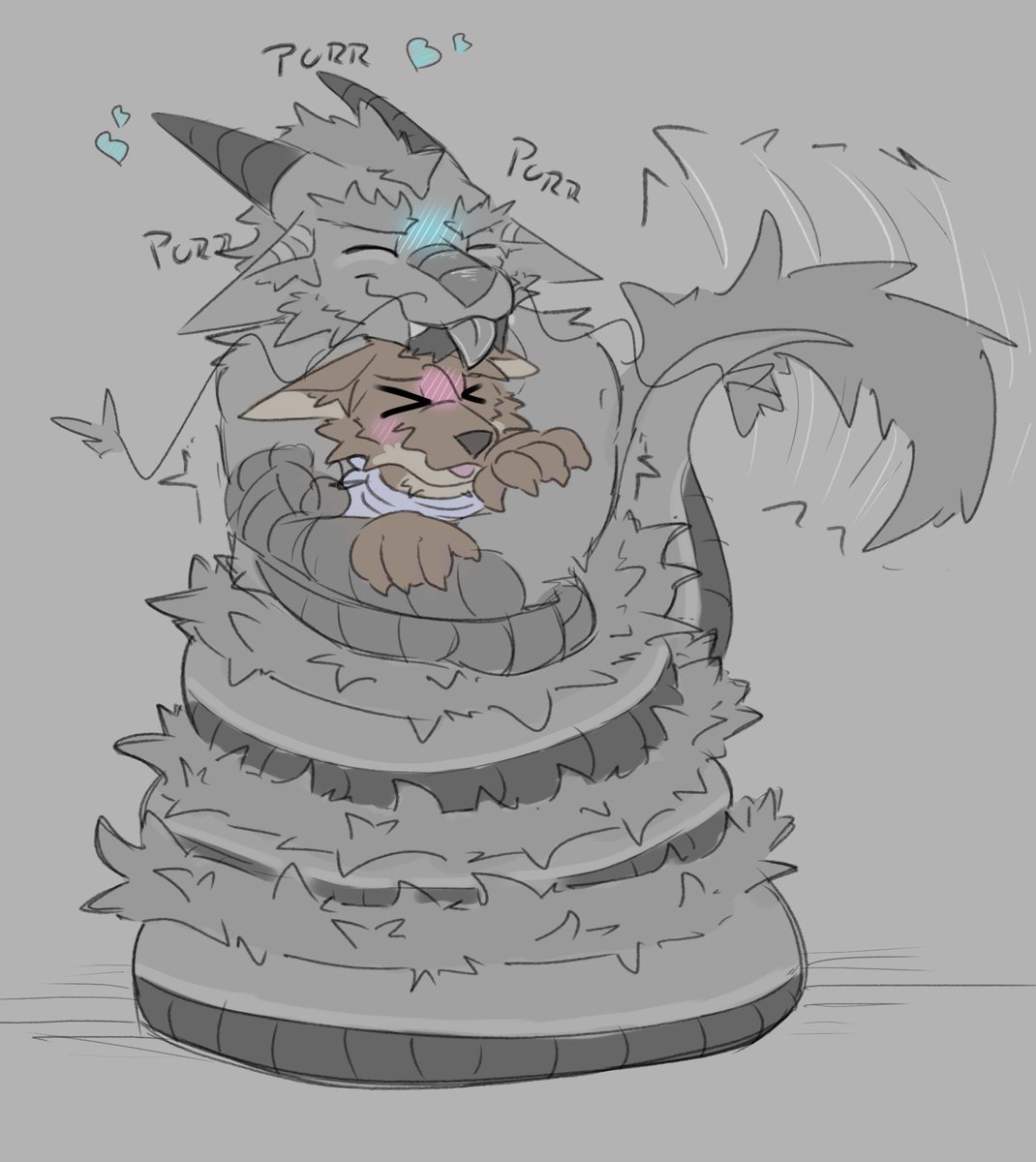 Partyzan_noodle's tweet photo. Even in my anthro form you are not save from my soft tail hugs x333

(older giftie for my precious friend on discord that I don't know how the heck your name is here >W<) https://t.co/IW3pMFvsBk