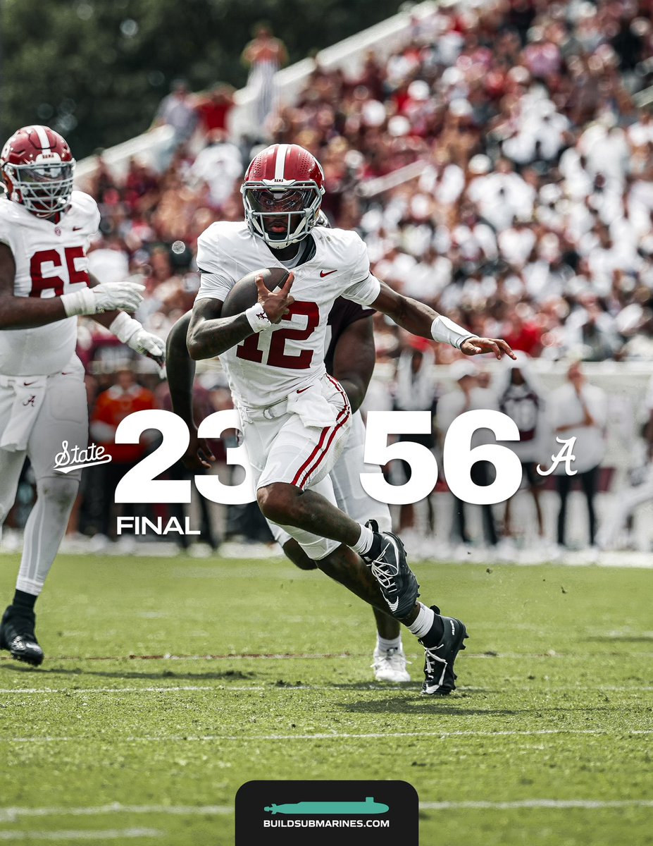 AlabamaFTBL's tweet photo. Not enough cowbells. 😤

#RollTide | @BuildSubmarines https://t.co/4QoaPLsdmb