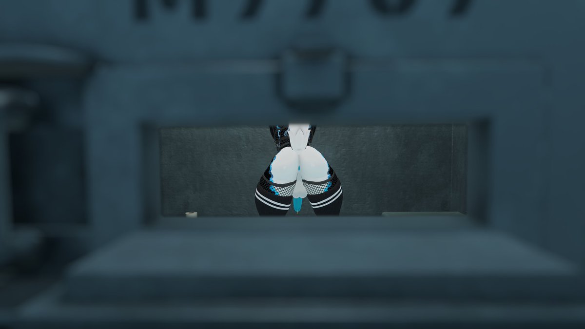 CordlessSirenAD's tweet photo. Let me out for just a moment yeah? I won’t bite~ 

#vrchatnsfw #lewd #femboy #vrchatpicture #fluffgan #furry #fishnets #penis https://t.co/AOjTyaskz8