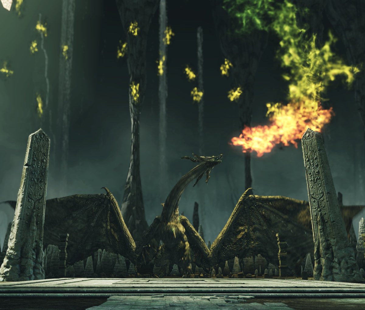 bellbearinghunt's tweet photo. Souls DLC dragon fights are so good https://t.co/zBE1utJFRf