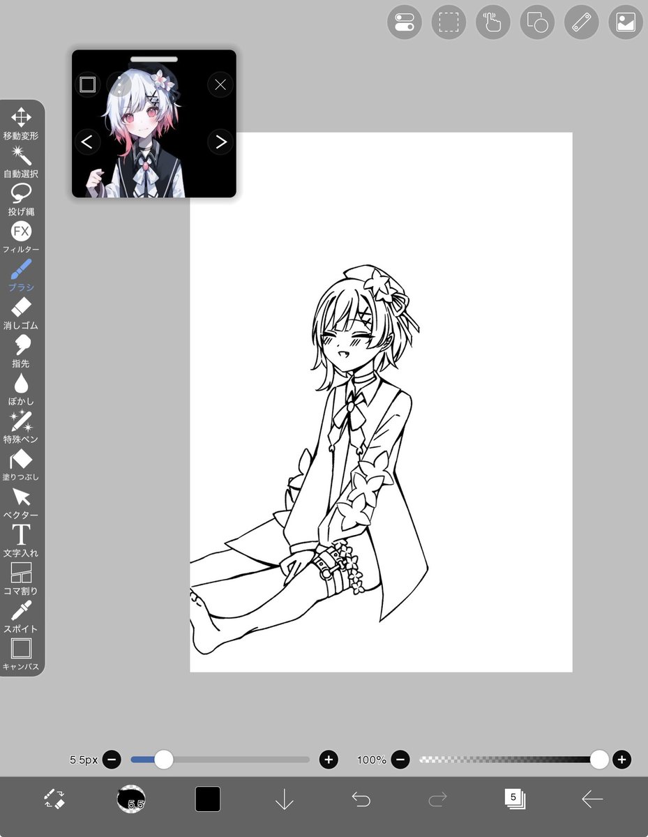 MITO_SA42110's tweet photo. 途中経過　#まのさば二次創作 https://t.co/X9XWRQoxZp