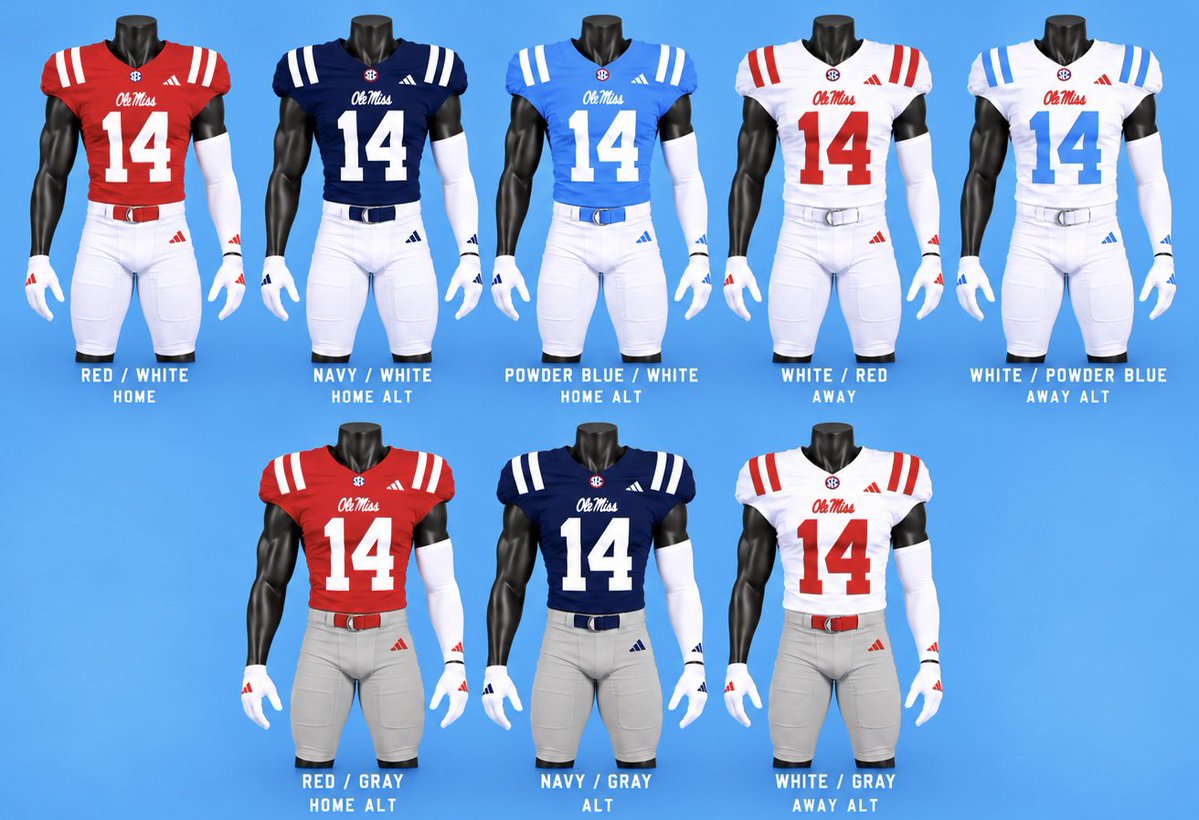 RebsOM65's tweet photo. @OleMissFB @adidas https://t.co/MJFgZpAosV