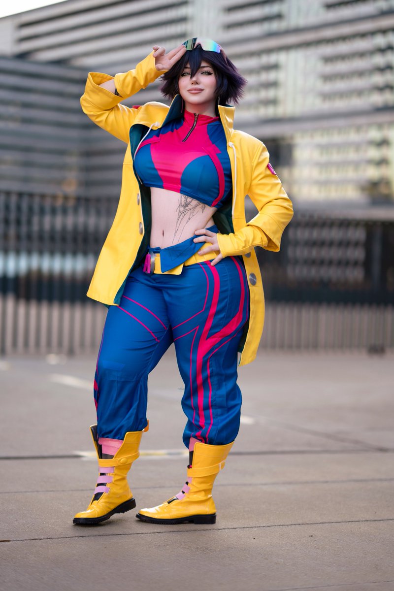 gothkuro's tweet photo. my Jubilee cosplay https://t.co/31DChvK1cI