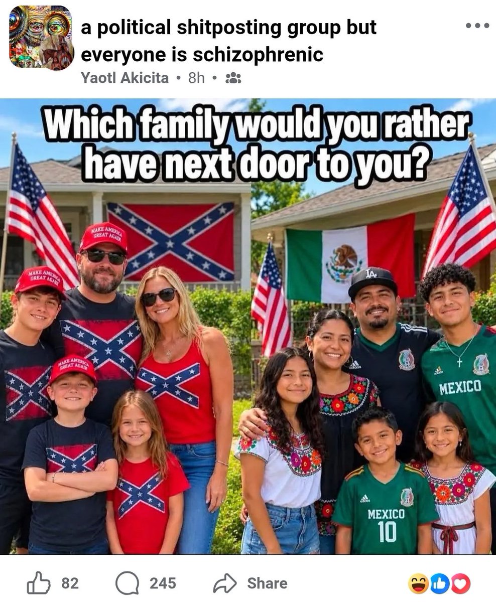 NotDiogenes's tweet photo. If these two families were neighbors they would be best friends https://t.co/3E6VtQnRJn