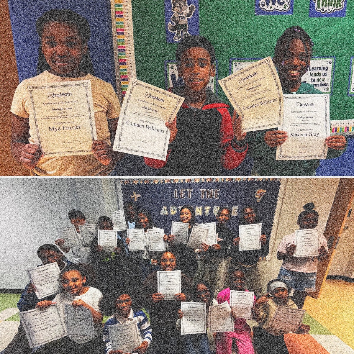 TeachSingleton's tweet photo. 🚦These 5th Graders did NOT come to play with these facts!!! They are knocking them out, literally!!! Thanks Ms. Anderson for making fact fluency a priority in your math classes and beyond!!! 🤩Proud Coach right here! #WCMathletes @XtraMath_US @WolfCreekWolves https://t.co/g5VcRLuWAU