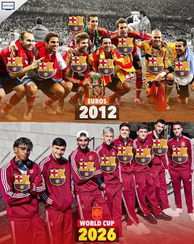 fcbinsider's tweet photo. المنتخب الإسباني كان يغرق في مستنقع الإخفاقات المهازل المتتالية، يتخبط من فشل إلى فشل، حتى جاء القرار الحاسم: إبعاد راؤول غونزاليز والتحول نحو فلك برشلونة.

في تلك اللحظة فقط بدأ عصر اسبانيا، فحصدوا كأس العالم وكأسين أوروبيتين، و رأينا كيف أن الكرة الإسبانية تعيش اعظم امجادها مستفيدين من قرار الاعتماد على البارسا.

ثم عاد الظلام من جديد عندما تولى سيرخيو راموس القيادة، فرجعت المهازل والهزائم و عادت اسبانيا الى المربع الاول حيث الفشل و الخيبات ولم يستطيعوا مغادرته إلا حين اعادوا التركيز مرة أخرى على البارسا.

مرة واحدة قد تُسمى صدفة…

أما مرتان؟ فهذه ليست صدفة، بل دليل دامغ على أن برشلونة ليس مجرد نادي، بل هو الروح التي تُحيي المنتخب الإسباني كلما خفت نوره.