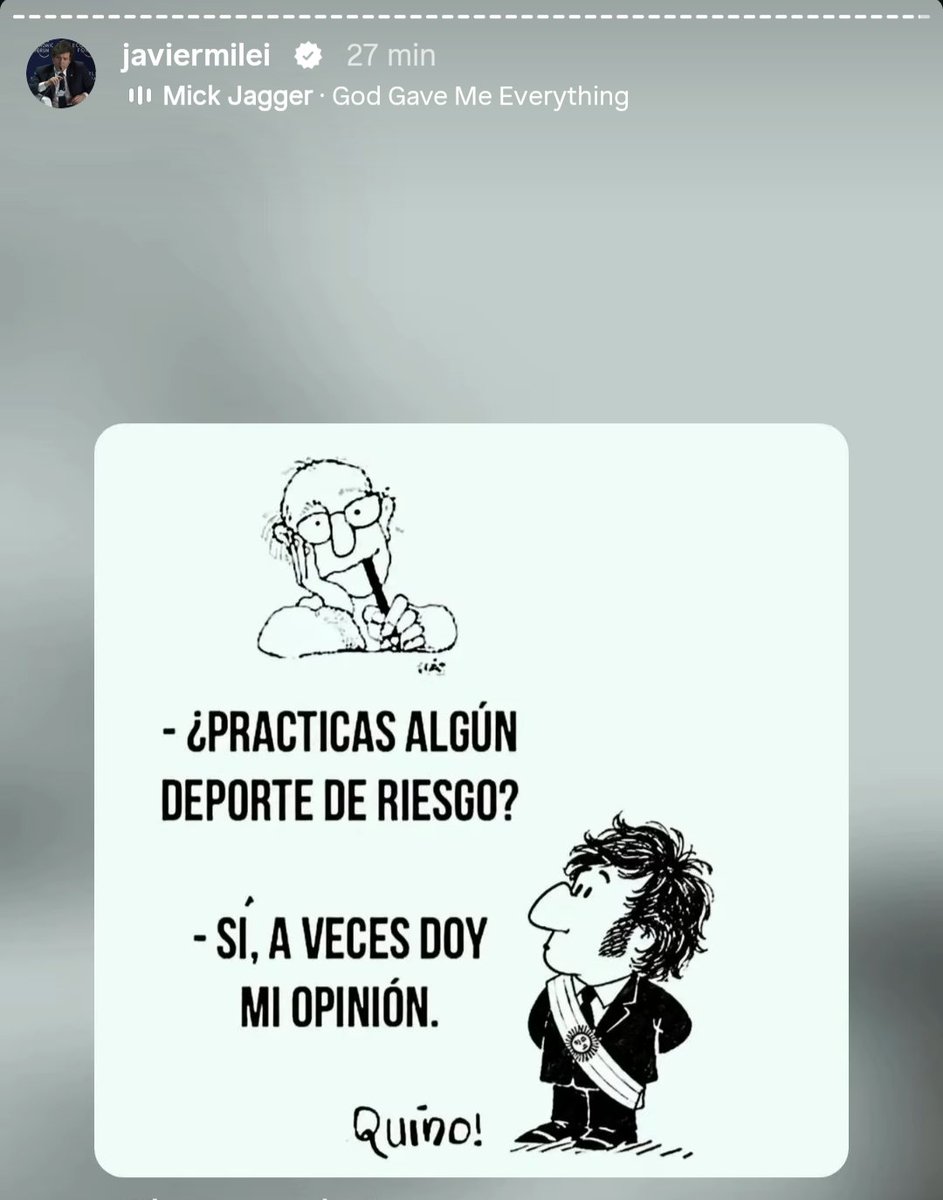 MConurbasic's tweet photo. ¿Ningún familiar de Quino por ahí para denunciar al PELOTUDO este? https://t.co/wnHl9mhCoh