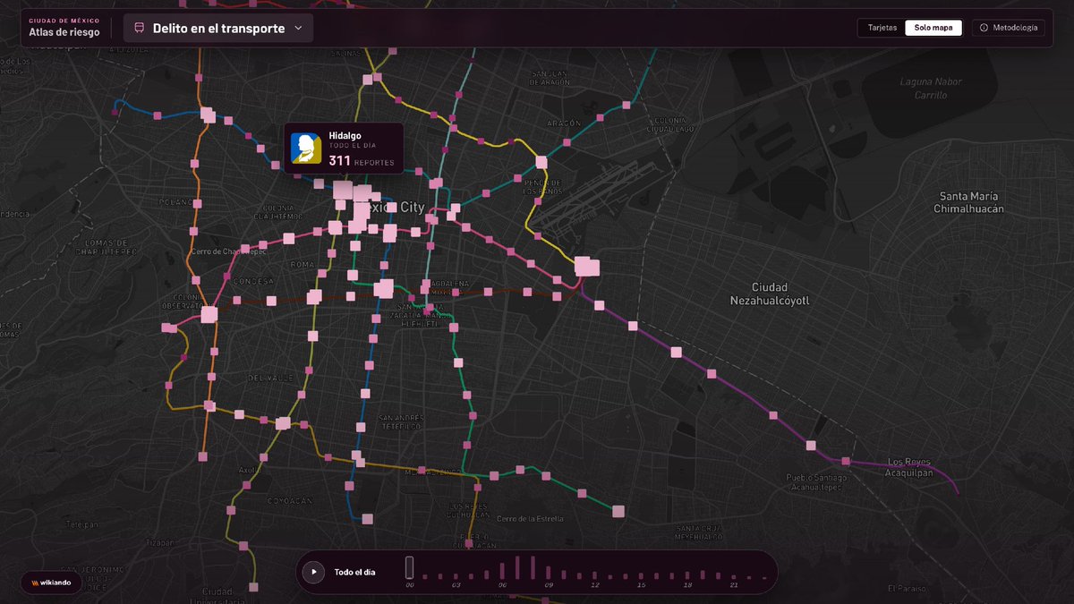 alex_del_anden's tweet photo. Nunca me han asaltado en el metro, pero definitivamente, la ciudad la viven de forma diferente un bato cis, una chica, un whitexican y una persona trans.

Hace unas semanas hice este mapa con las estaciones de mayor riesgo en 6 categorías, por si ocupan. 

https://t.co/sgAe8YZsS2 https://t.co/TaCzAChon9