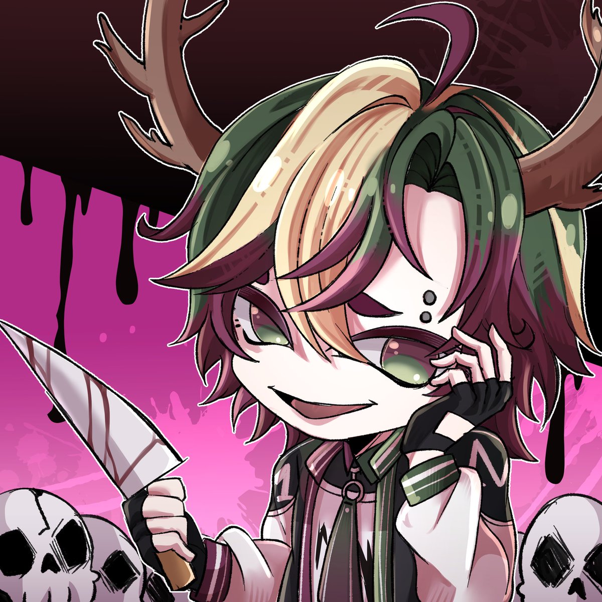 LeafyMonstera's tweet photo. Happy Spooky Season!!! Sorry I’m a little late, had some slight complications yesterday 😅 
I wanted to share our new absolutely adorable Halloween pfp made by the amazing @mzredart01 https://t.co/LhMJsFYzrU