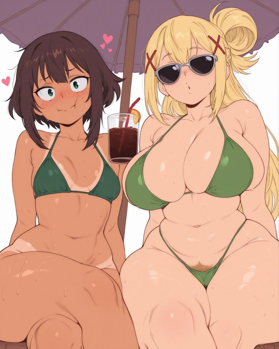 ironflat158's tweet photo. Megumin &amp; Darkness SFW https://t.co/BRenyMx8d5
