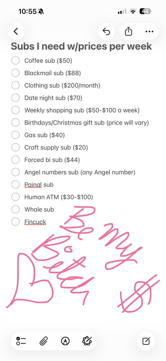 cashmereangelE's tweet photo. Here’s the list of subs I need. And another of subs I’d consider.  Wanna apply? Tribute then dm me https://t.co/l3smpdiKwv