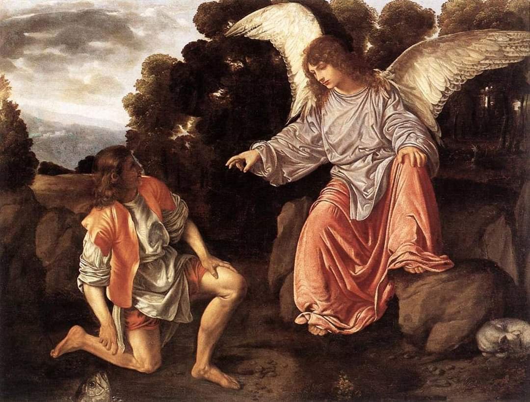 RamellaUgo's tweet photo. Giovanni Girolamo Savoldo 1480 1548 Tobiolo e l'Angelo https://t.co/cchDkzZZyo