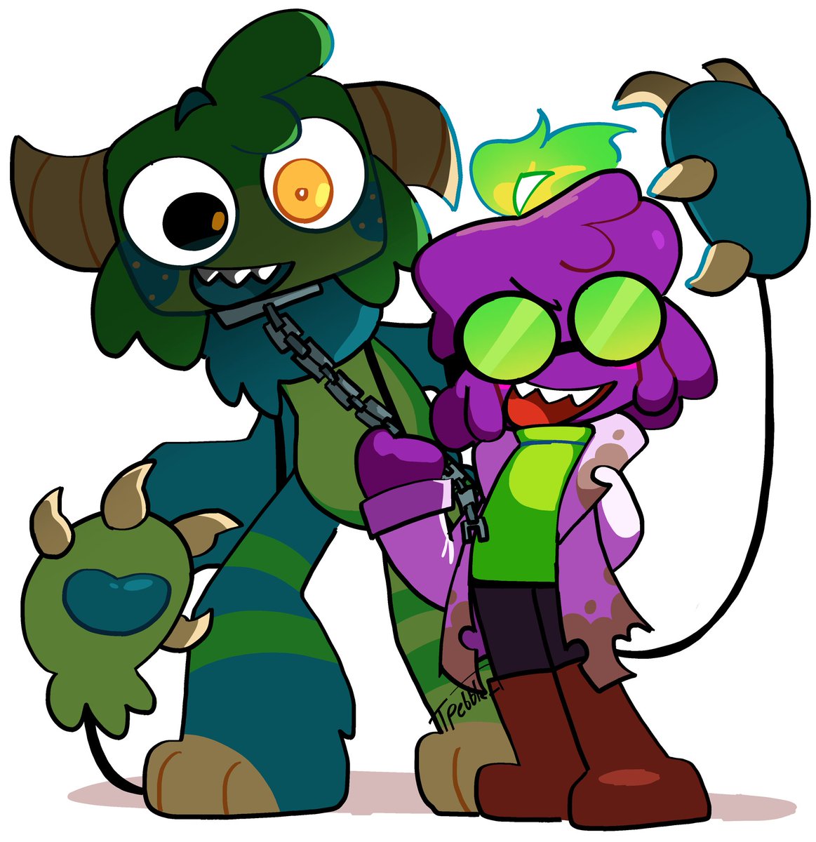 twistedpebble_'s tweet photo. He and dessertful have been in a 3 year long battle for “mad scientist of the year” award https://t.co/PFpVlYkH2Y