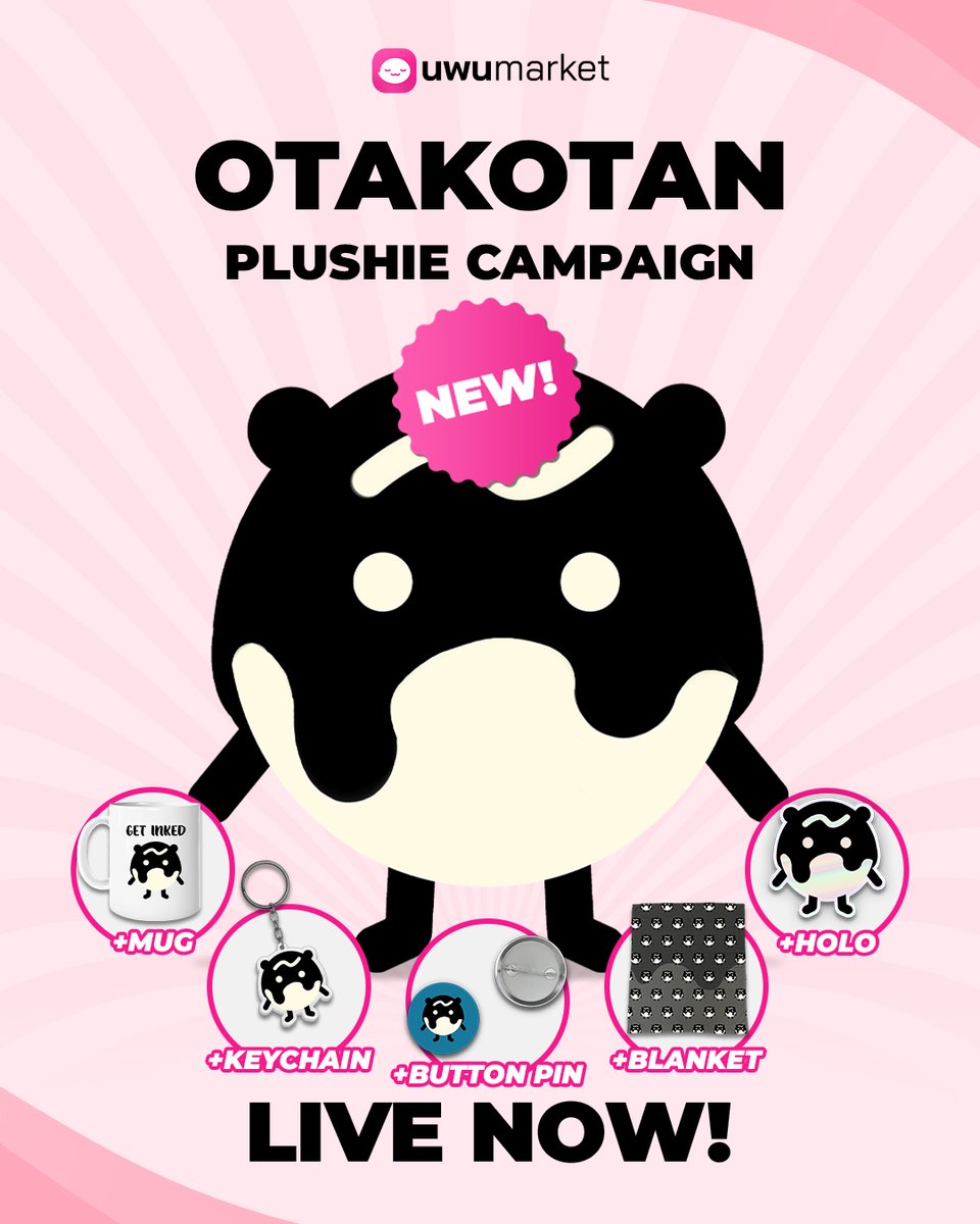 OtakoTan's tweet photo. PLUSHIE IS LIVE! >:D Link is below heheh https://t.co/NDyn4t5UpW