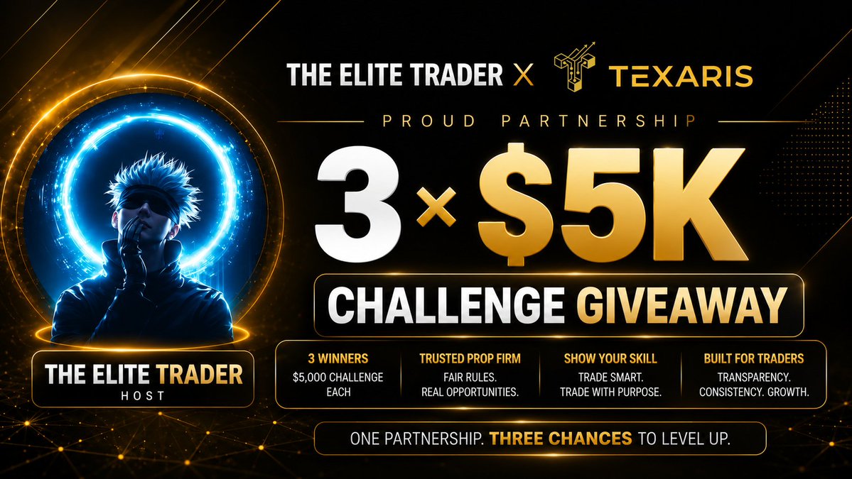 TheEliteTrader_'s tweet photo. 🎁GIVEAWAY ALERT🎁
 3 ×$5000

Must 👇
💫Follow @TheEliteTrader @texarisofficial

💫Like, RT &amp; Tag 3 frnds

💫Register👇 (https://t.co/hK5MyeGoKX)

💫Also follow:
@speedouFX001 @DrThermal9625 @Annbjorgs @Malekfx1155 @_nazatrades @I_AM_KING012 @Slim_Oraro @SMARTFX03

💫Drop proofs https://t.co/vTnklaZAUR