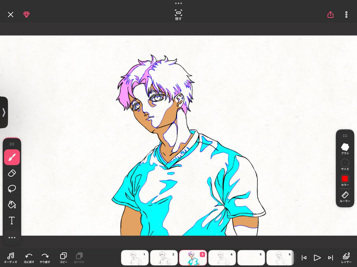 prl6cp's tweet photo. 自主制作アニメの途中段階です。
※非公開になってたので再度投稿します。
#アニメーション #原画 #自主制作 #デジタル作画 #作画 https://t.co/SPqsBnTxqa