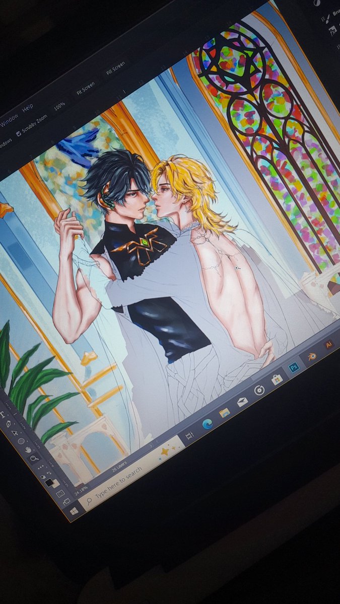 Moonlight_20267's tweet photo. I'm BACK! 
#WIP 
#GenshinImpactㅤ 
#mootsㅤㅤ https://t.co/E5FktabUjR