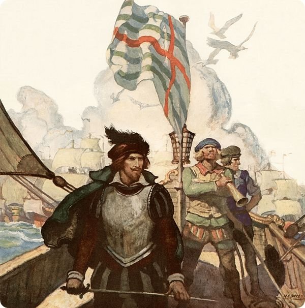 HistoriaJack's tweet photo. The Swashbuckling Characters of N.C. Wyeth https://t.co/GUQDx3LRmU