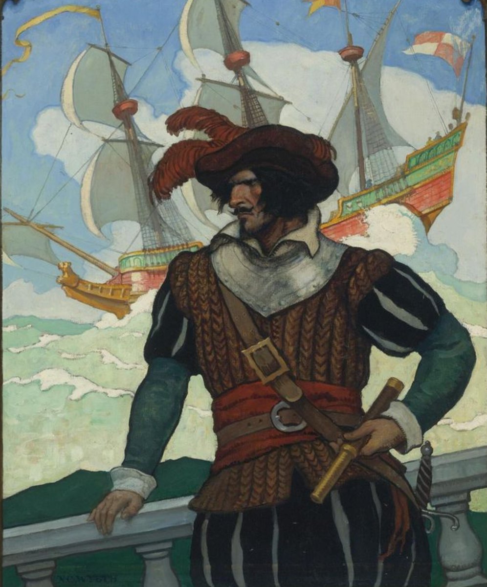 HistoriaJack's tweet photo. The Swashbuckling Characters of N.C. Wyeth https://t.co/GUQDx3LRmU