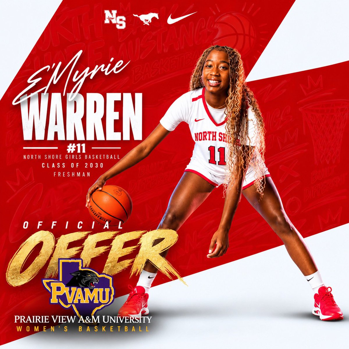 myriewarren2's tweet photo. Blessed to receive my 5th D1 offer 🙏🏽 https://t.co/2BokLClpR5