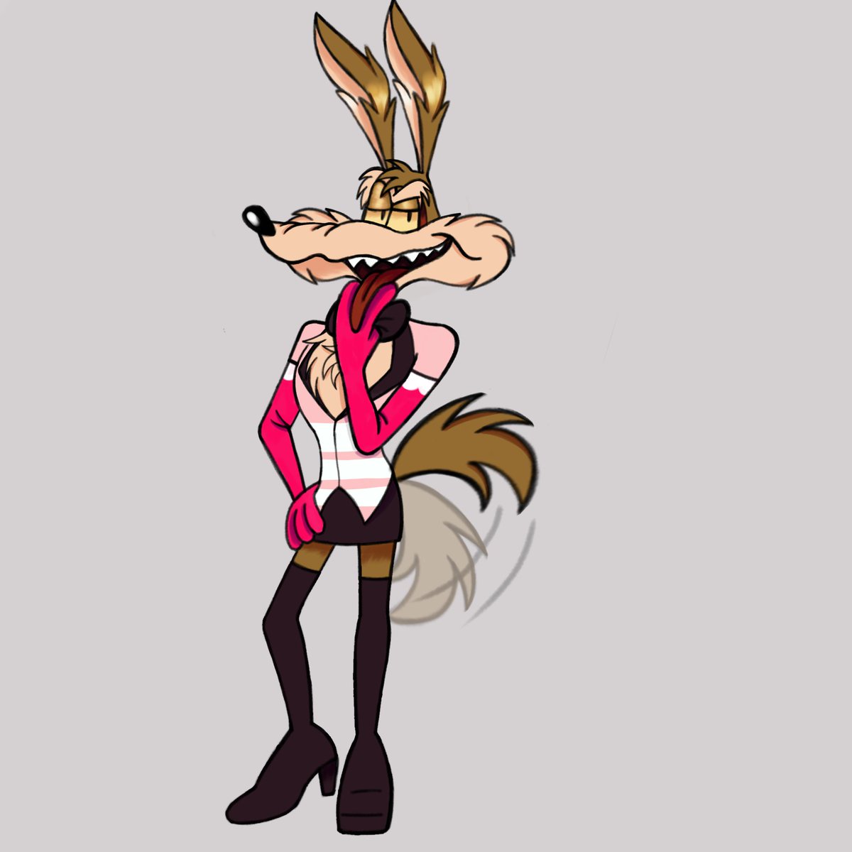ge56816's tweet photo. Wile E as Angel Dust cuz why not
#looneytunes #CayotevsAcme #WileECayotw https://t.co/55DgSlCMSI