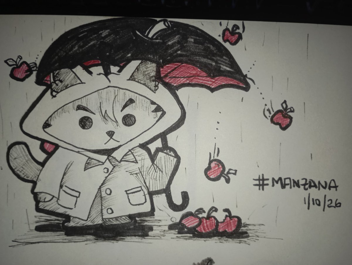 Zoltyr's tweet photo. Estamos participando en el #Inktober en mi Discord. Si desean participar, siganme en Twitch! :3 Hay dibujos muy bonitos...!! 
Adjunto el Día 1, 2 y el de hoy, 3. 

#manzana #reliquia #miniatura https://t.co/Br1UYexQV0