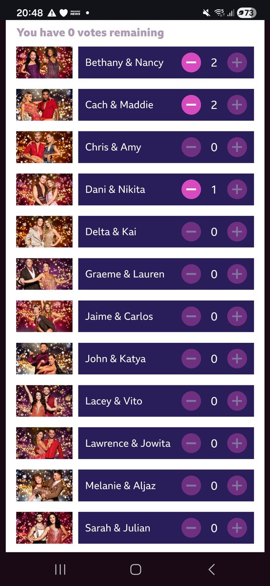 RyanSoapKing25's tweet photo. MY VOTES WEEK 2 MOVIE WEEK 🎬

X2 Cach &amp; Maddie 
X2 Bethany &amp; Nancy 
X1 Dani &amp; Nikita. 

Who will be getting your votes tonight? 
#Strictly https://t.co/AJWaXJSc9j