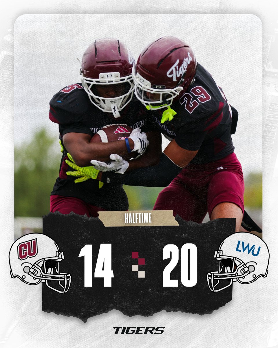CvilleTigersFB's tweet photo. HALFTIME | The Tigers trail the Blue Raiders by six going into the second half. 

📺 https://t.co/kBGdupb7be 
📻 https://t.co/ugfMogBwHT
📊 https://t.co/v75EoVRLVh
#️⃣ #WeAreCU https://t.co/5NmxHUWstD