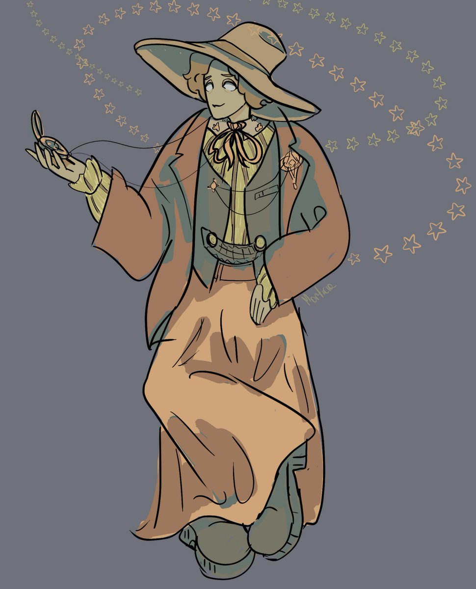 MorticiaDraws's tweet photo. I'm in with Saturn's outfit! 💅Day 3💫
#solarballs #soltober #saturn https://t.co/L1Qf1k9Dxf
