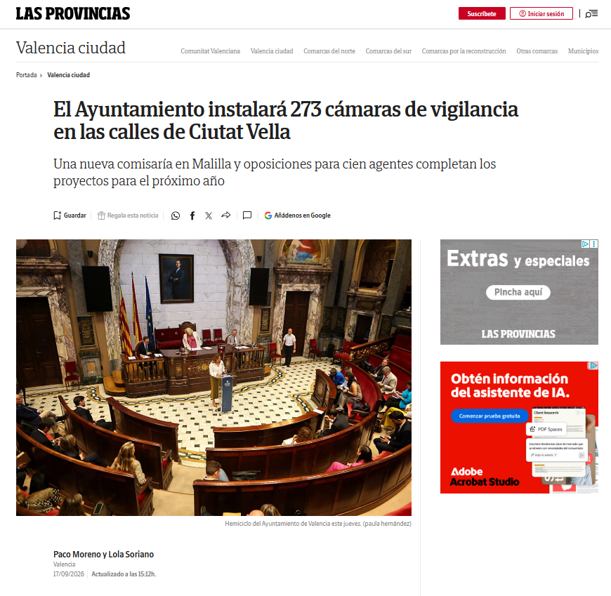 alverte_se's tweet photo. 300 camaras por barrio en Valencia
Implantación de la Smart City
Centro de Inteligencia Mundial de la ONU

Y sacan a la disidencia para tomarle fotitos y datos para controlarla

Y el discurso oficial pasó de los fondos a tu casero, y de huelga de alquiler a general

Psoizada TOP https://t.co/iGR7aW5nLq