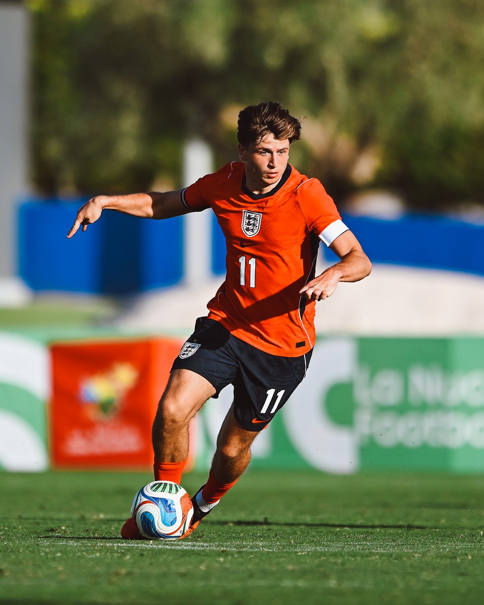SpursOfficial's tweet photo. Mikey Moore captained England U20s to a 2-1 win over Germany, providing the assist for their first goal 🏴󠁧󠁢󠁥󠁮󠁧󠁿

🔗 https://t.co/7Cgu8vdx2i https://t.co/P2sxGNKAII