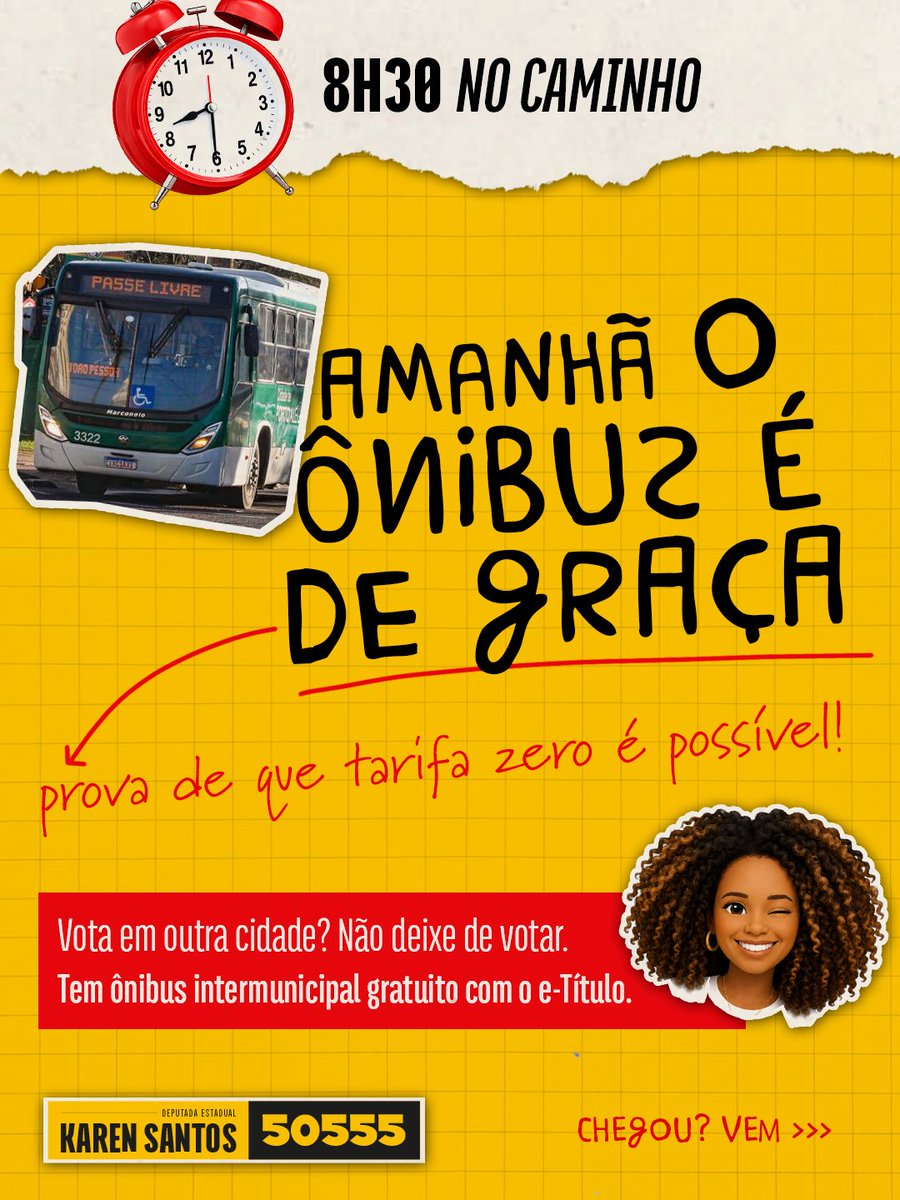 karenpsol's tweet photo. Amanhã a gente decide o nosso futuro 📣

Salva o carrossel e leva a colinha no bolso.

No 2º voto, pra deputada estadual: 5️⃣0️⃣5️⃣5️⃣5️⃣ e confirma. Vota Karen e leva quem tu ama junto. ✊🏾

📲 Manda pra quem tá sem colinha.

Karen Santos 50555
Deputada estadual do RS 💛 https://t.co/C93U2egHXQ