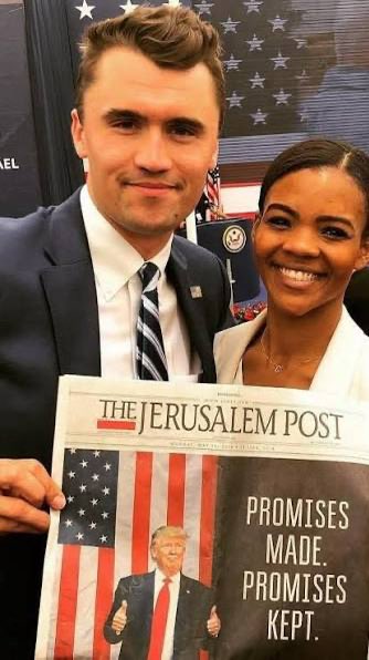 Shekandapeoples's tweet photo. @nick_matau @RealCandaceO Yes. The same year Candace also went to Jerusalem with Charlie…and guess what… she worked for a Zionist company called the DialyWire, 

Candace is probably the biggest Zionist there is.  People would never change their mind in 7 years. https://t.co/1q81cqC3hQ