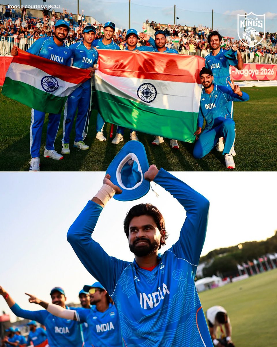 VASUPRIYA4344's tweet photo. India clinches gold at the Asian Games! Kudos to Captain Iyer and the entire Indian cricket team.🇮🇳

#shreyasiyer #indiancricketteam #india #asiangames #sarpanch #bcci https://t.co/ygNJZmYFIi