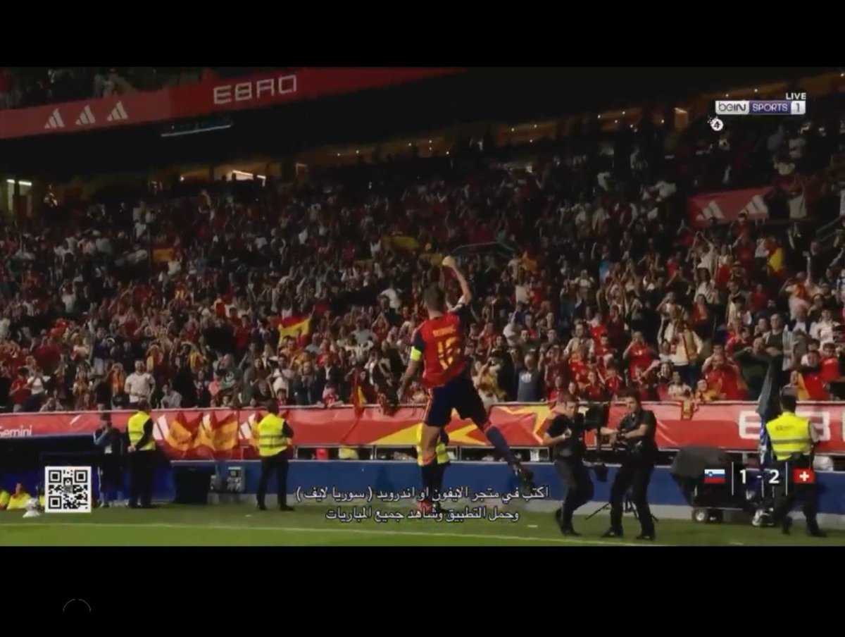 laminejamal2's tweet photo. RODRI GOOOOOOOOOOOOOOOOOOOOOOOAAAAAAAAAAAAAAAAALLLLLLLLL 🇪🇸🇪🇸🇪🇸🥳🎉🎁🎊 @SEFutbol @UEFA @UEFAEURO @FabrizioRomano @TouchlineX @ESPNFC @FOXSports https://t.co/d23EcRJd0k