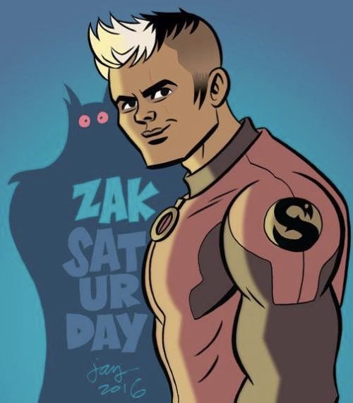 mshelleyart's tweet photo. In honor of 18 years of #TheSecretSaturdays, here’s a tribute to Jay Stephens’ look at Zak Saturday from the future in the style of #Ben10Omniverse after @DerrickJWyatt! ⬛️⬜️ https://t.co/qdHx8ZjEj7