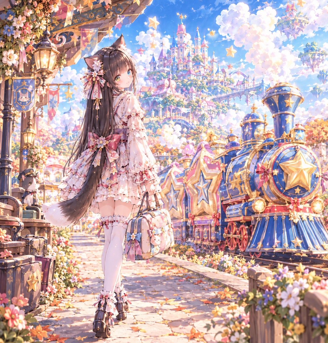 FoxCat_complex's tweet photo. Character generation:
ChatGPT (free version)
Video generation:
Grok (free version)
#chatGPTfree #GrokFree
#FairytaleBlackCatGirl #oddeyes #LikeIfCute #AIArt #Fairytale_ish
#FantasyWorld #CosmicTrain
The SL is leaving! She will take the next train. https://t.co/4W77qle8MF