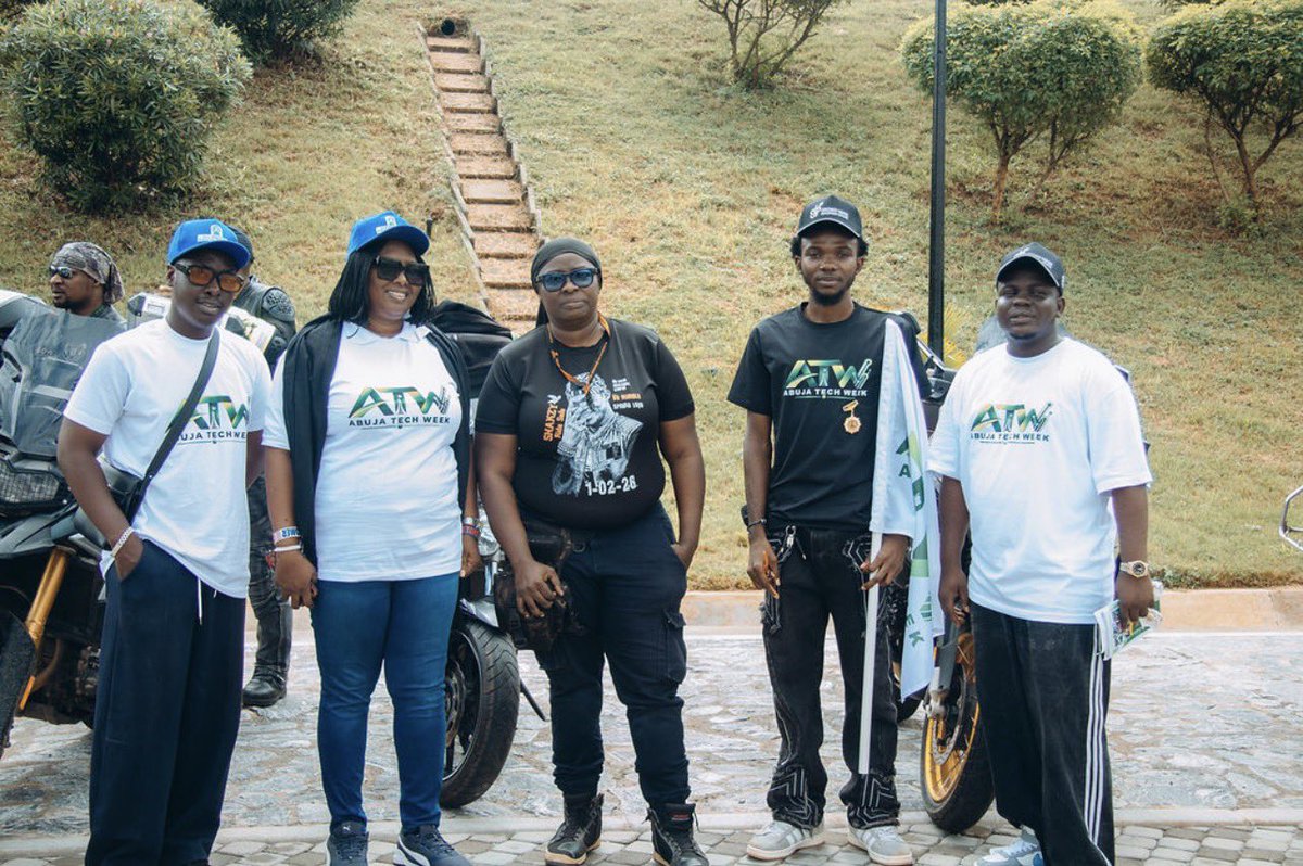 Abujatechweek_'s tweet photo. ABUJA SHOWED UP.

The Abuja Tech Rally brought together young innovators, tech communities, bikers and ecosystem stakeholders across the city as we kicked off the countdown to Abuja Tech Week 2026.

From the streets of Abuja to the heart of the tech ecosystem, the message is clear:

Something BIG is coming.

24–26 November 2026
Abuja Velodrome, Moshood Abiola Stadium

Over 7,000 expected.
Investors. Startups. Founders. Innovators. Government. Tech leaders.

ENERGIZING SMART MOBILITY
Powering Cities of the Future.

The countdown has officially begun.

Early Bird Tickets are OPEN.

Get yours before you hear SOLD OUT:
https://t.co/vAeeThRdCV

#AbujaTechWeek2026 #AbujaTechRally