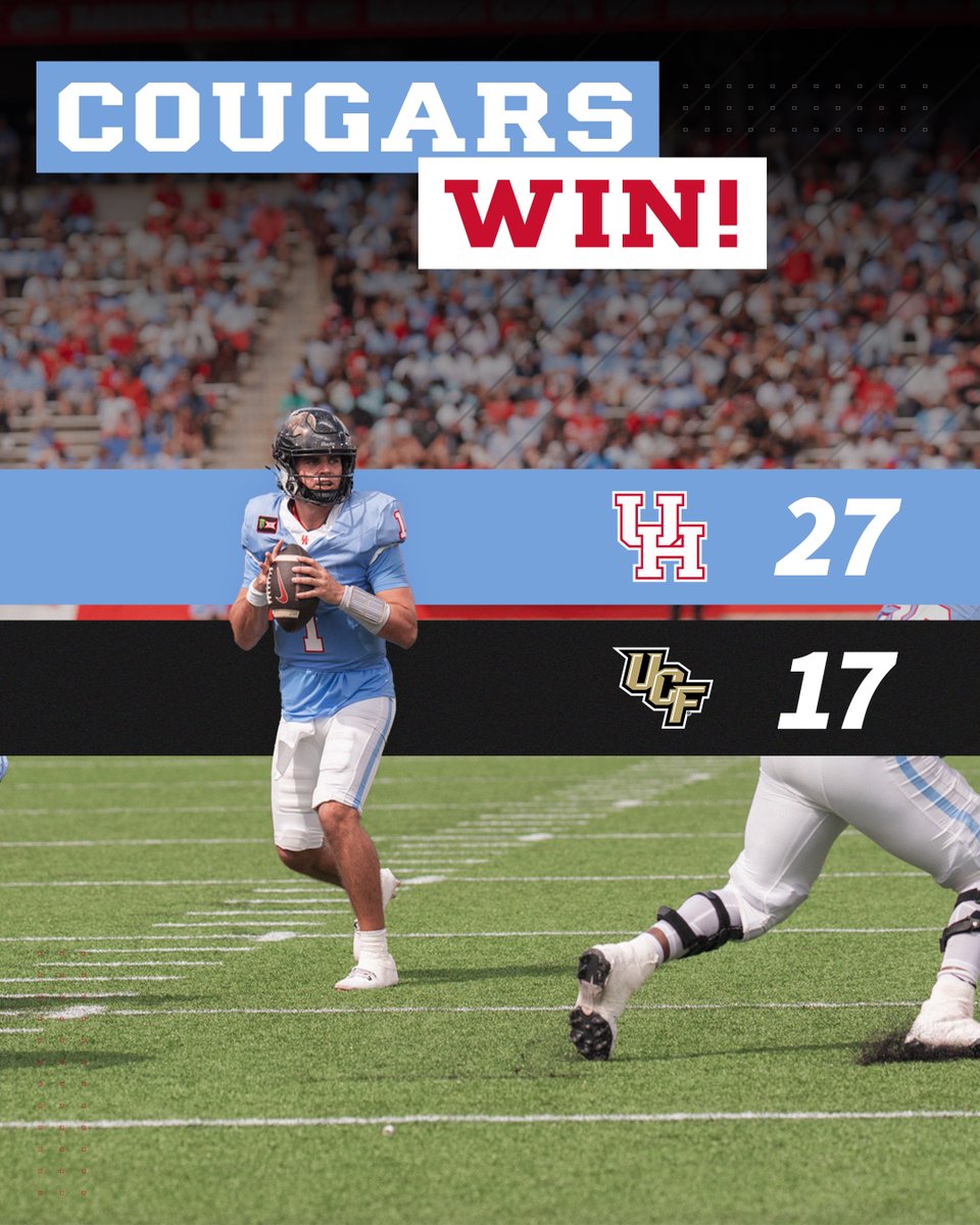 UHouston's tweet photo. COOGS WIN FOR SPACE CITY! https://t.co/gPq9fXGcB7