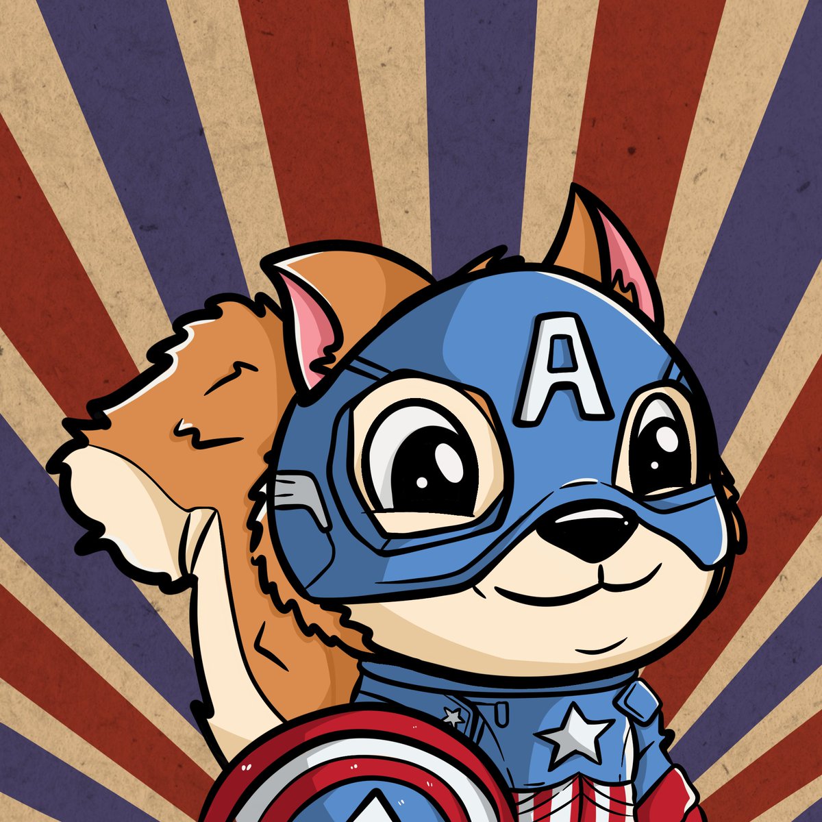 SquirrelTriad's tweet photo. Cap' is here to safe you!
This Squirrel is like no o̶t̶t̶e̶r̶ other 🐿️ 
You don't have to pay, we will safe your day!
Let them know how we do:

Follow, Retweet, wallet here ⬇️ https://t.co/zCK7dsvcCL