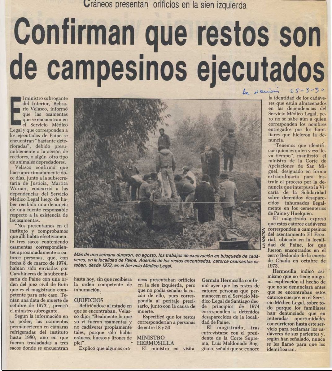RadioUmbral's tweet photo. LA RUTA DE LA SANGRE : PAINE 

La Masacre de Chada 
El 3  de octubre de 1973 en un operativo de militares carabineros y civiles se detiene a  trece obreros agrícolas de la localidad de Paine.
Los efectivos del  Regimiento de Infantería de San Bernardo se trasladaban en un camión https://t.co/3ZM7qzJV1T