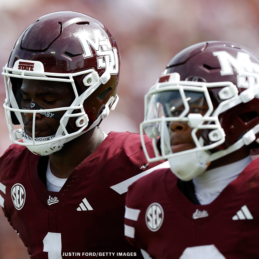ESPNInsights's tweet photo. The 56 points allowed by No. 16 Mississippi State are tied for the most in a game at home by a ranked team in SEC history, and the most ever in regulation 😱

In 1996 No. 20 Auburn lost 56-49 to Georgia in 4 OT, which was actually the first overtime game in SEC history 🏈 https://t.co/w2KYKSl7sC