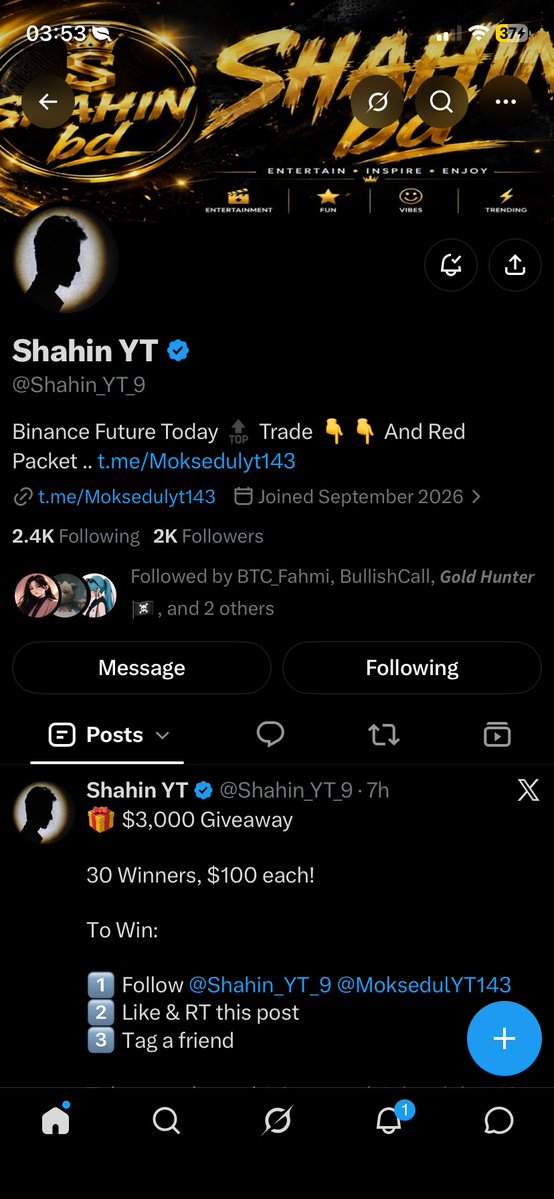 Cliofx's tweet photo. @MoksedulYT143 @Shahin_YT_9 ER4KHkeQKgiDxY1wyvddPuwbed4BmqNUEj1F4qaVC86P https://t.co/LmdncOpnsr